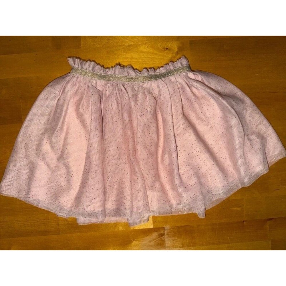 Girls Cat&Jack Light Pink and Gold Tutu Size 5T
